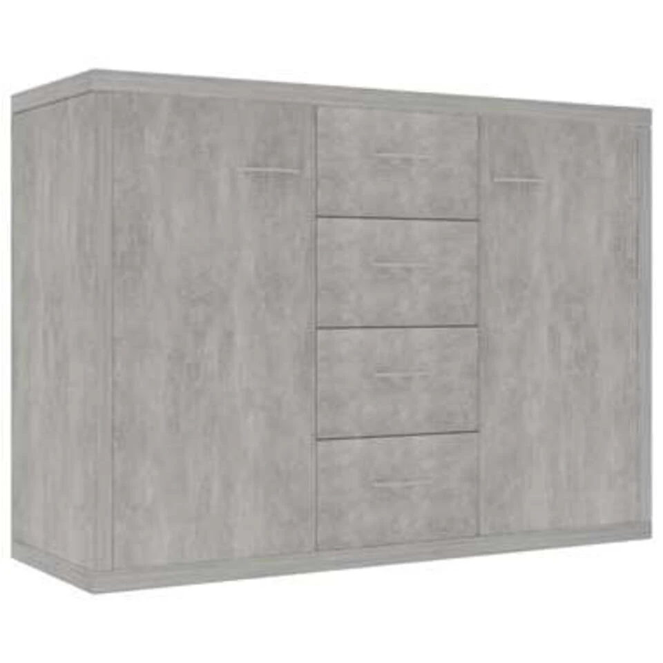 VidaXL Dressoir 88x30x65 Cm Spaanplaat Betongrijs