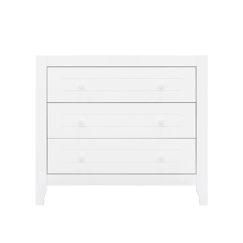 Bopita Evi Commode Met 3 Laden - Wit