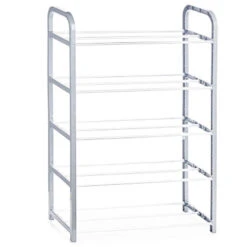 Arte R Schoenenrek - 5-laags - Kunststof - Wit - 50 X 18 X 68 Cm