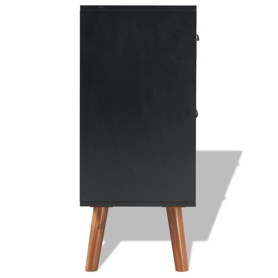 VidaXL Dressoir 90x33,5x83 Cm Massief Acaciahout - Afbeelding 3