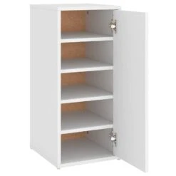 VidaXL Schoenenkast 32x35x70 Cm Spaanplaat Wit