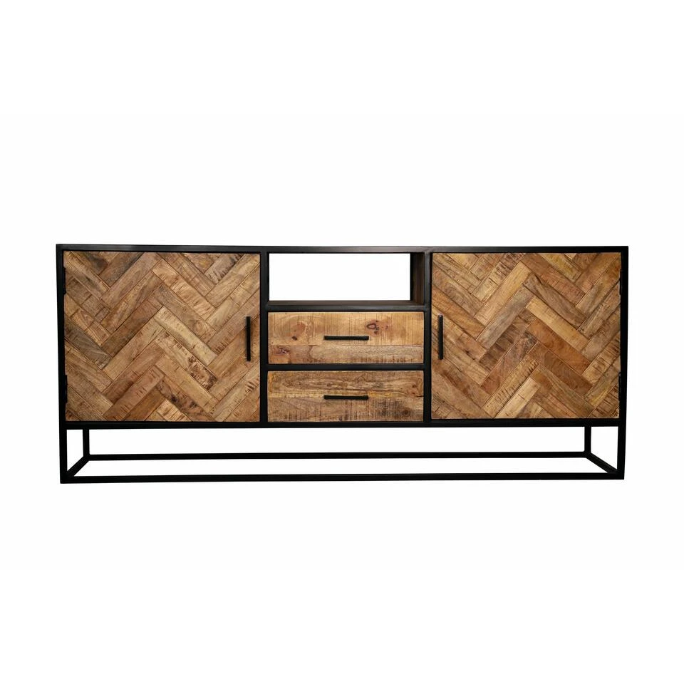 Dressoir Toronto 180cm - Mangohout - Bruin - Rechthoekig - Afbeelding 3