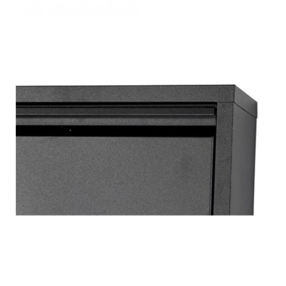 Redin Design Pippen Industrieel Schoenenkast 1 Lade Zwart - 12,5x75x37,5 Cm - Afbeelding 3