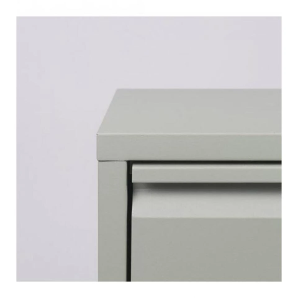 Redin Design Pippen Industrieel Schoenenkast 2 Lade Groen - 22,5x75x77,5 Cm - Afbeelding 4