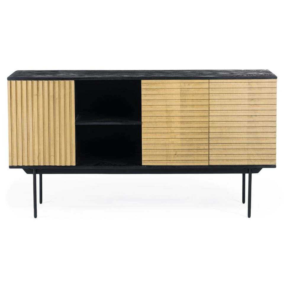 Kaplan Dressoir 160cm - Hout - Bruin