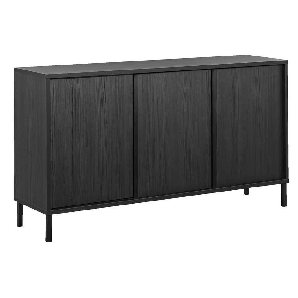 Dressoir Julia - Zwart - 86x156x40 Cm - Afbeelding 3