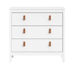 Ladekast Madeira - Wit - 80x82x38 Cm