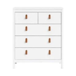 Ladekast Madeira - Wit - 99x82x38 Cm