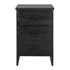 Ladekast Gijs - Zwart - 78x47,5x40 Cm