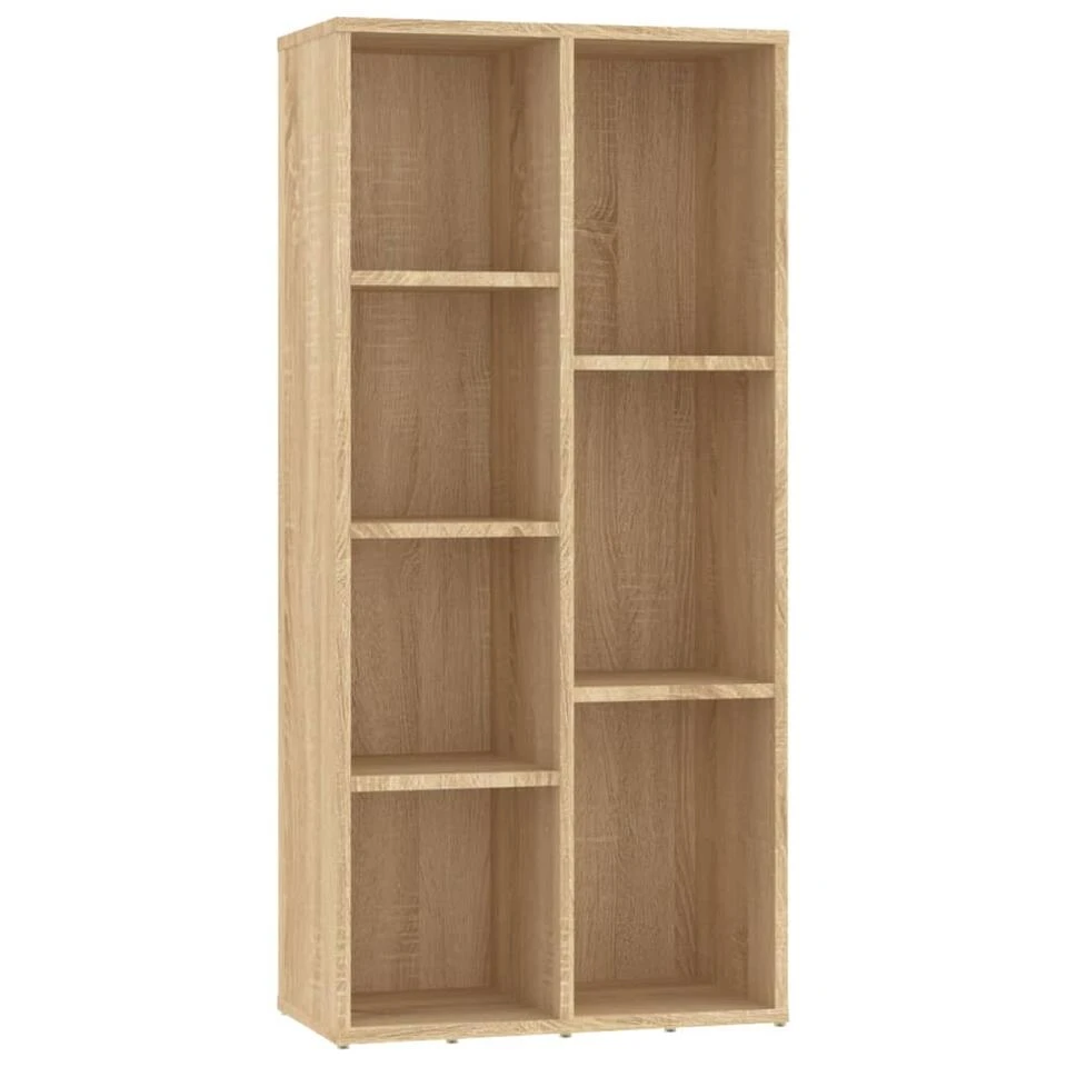 VidaXL Boekenkast 50x25x106 Cm Bewerkt Hout Sonoma Eikenkleurig