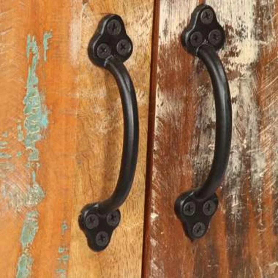 VidaXL Boekenkast 60x35x180 Cm Massief Gerecycled Hout - Afbeelding 2