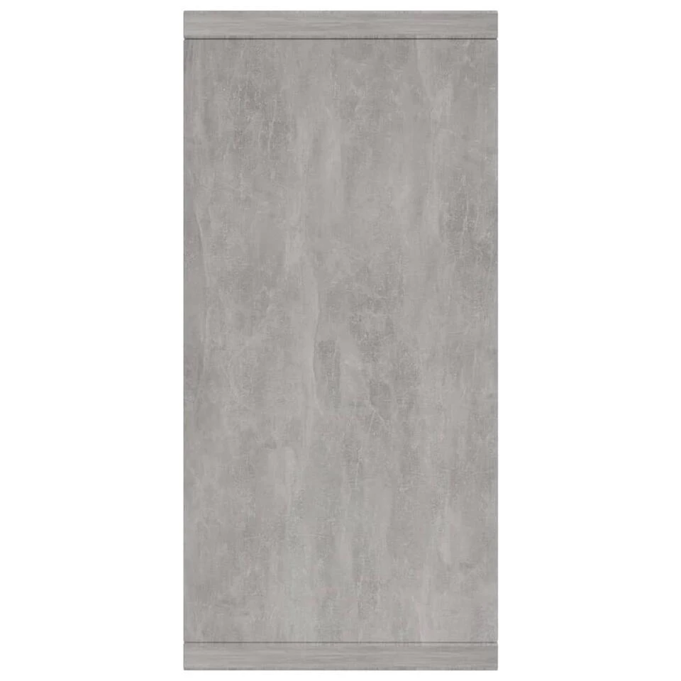 VidaXL Dressoir 88x30x65 Cm Spaanplaat Betongrijs - Afbeelding 4