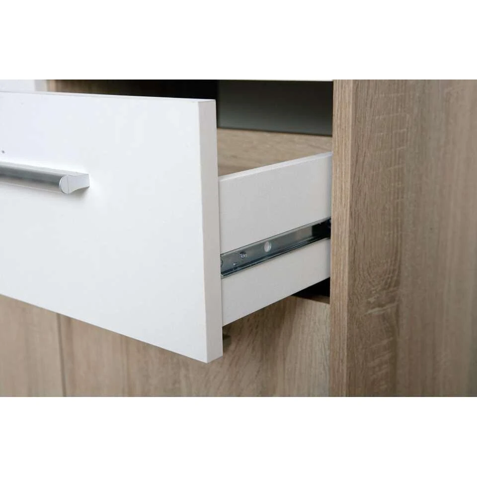 Dressoir Eboli - Bruin - 77x77x30 Cm - Afbeelding 3