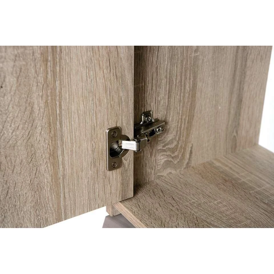 Dressoir Eboli - Bruin - 77x77x30 Cm - Afbeelding 4