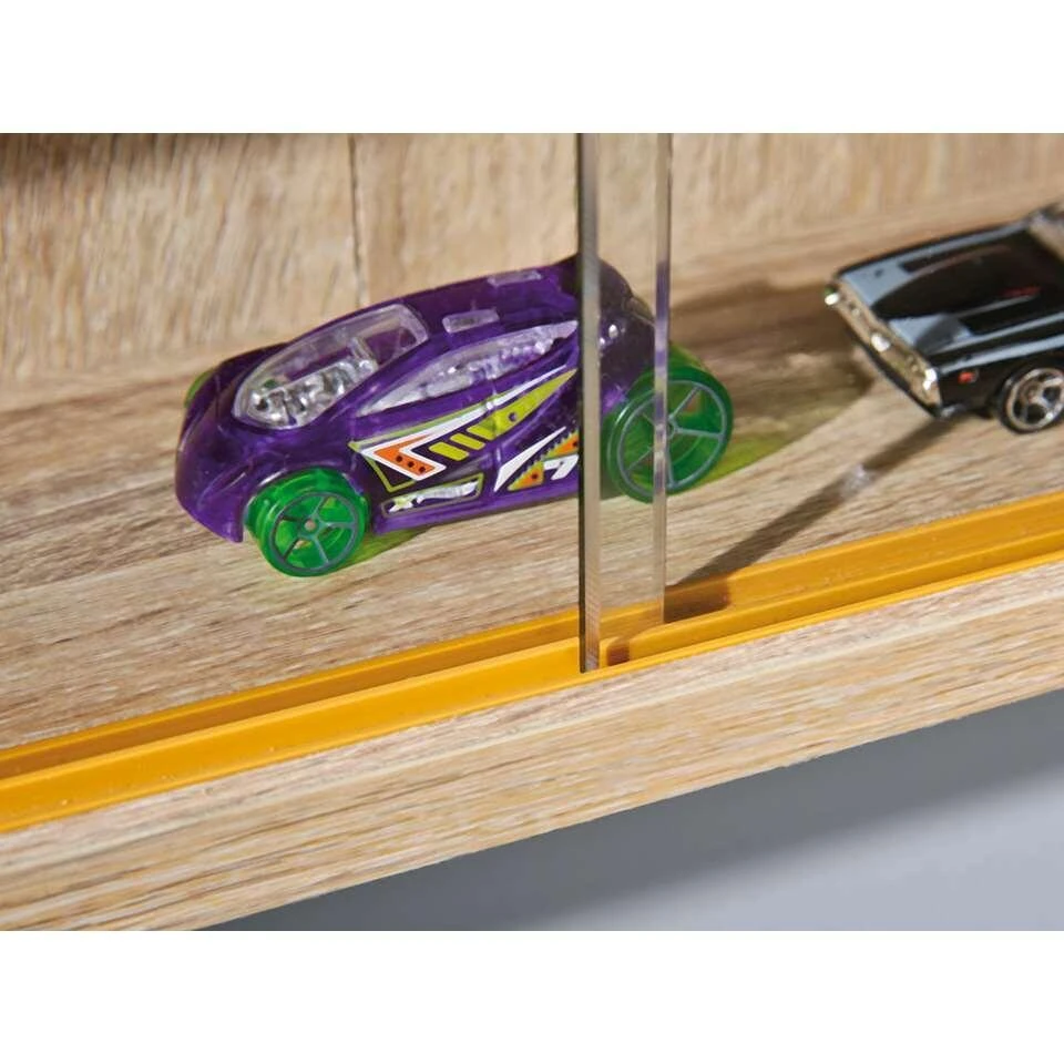 Vitrine Compilati - Eikenkleur - 60x80x9,5 Cm - Afbeelding 4