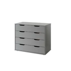 Vipack Commode Pino 4 Lades - Grijs
